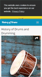 Mobile Screenshot of historyofdrums.net